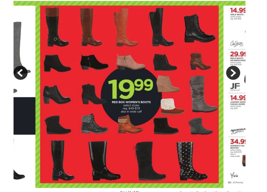 JCPenney Womens Boots HUGE Black Friday 