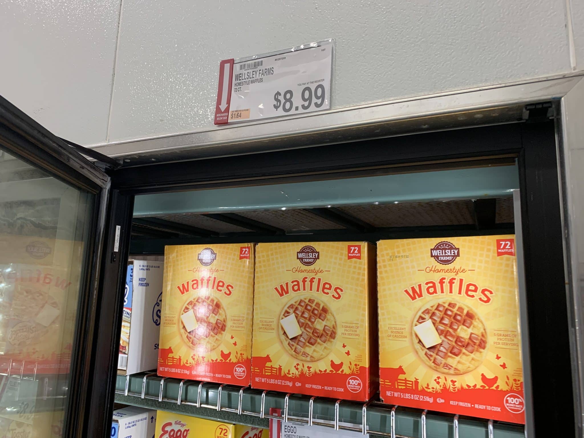 Wellsley Farms Frozen Waffles $7.49