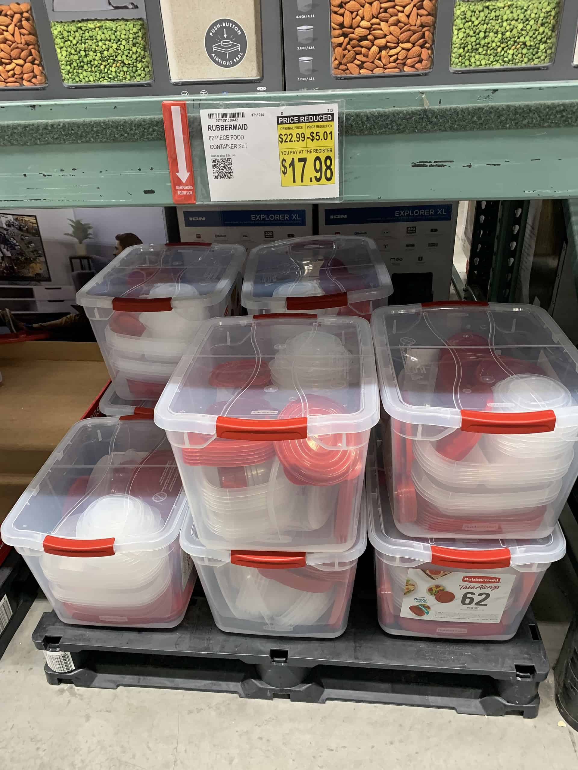 Rubbermaid TakeAlongs 62-Pc. Food Container Set $17.98